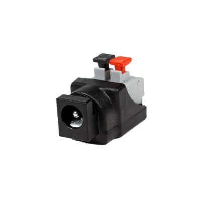 [JR53X] Adaptador tipo Jack de 3.5 mm Hembra Polarizado de 12 Vcc con Terminales de Presión