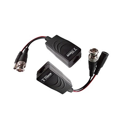[TT-4816-PVTURBO] Kit de transceptores activos TURBO HD. Convierte 36/24 Vcc a 12 Vcc regulados, a través de cable UTP Cat5e / 6. Transmision de 200 m