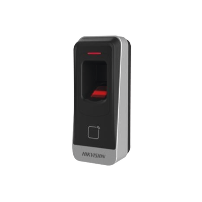 [DS-K1201A-EF] Lector esclavo PROX EM IP65 / Huella Digital / Lector de Tarjetas de Proximidad / RS-485 / Interior y Exterior / Requiere Panel de Control de Acceso DS-K26 Series y DS-K27