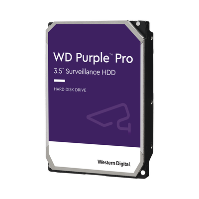 Disco Duro Purple Pro de 10 TB / 7200 RPM / Optimizado para Soluciones de Videovigilancia con Analiticos (Meta Data) / Uso 24-7