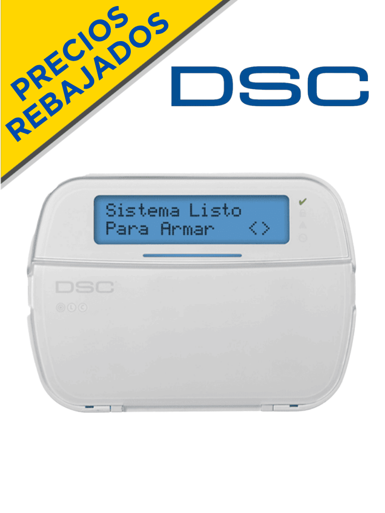 [HS2LCD N] DSC HS2LCDN - Teclado Cableado LCD Alfanumérico de 32 caracteres admite 128 zonas compatible con NEO
