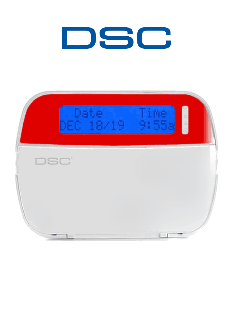 [HS2LCD RED] DSC HS2LCD RED - Teclado Cableado LCD Alfanumérico ROJO  admite 128 zonas compatible con NEO
