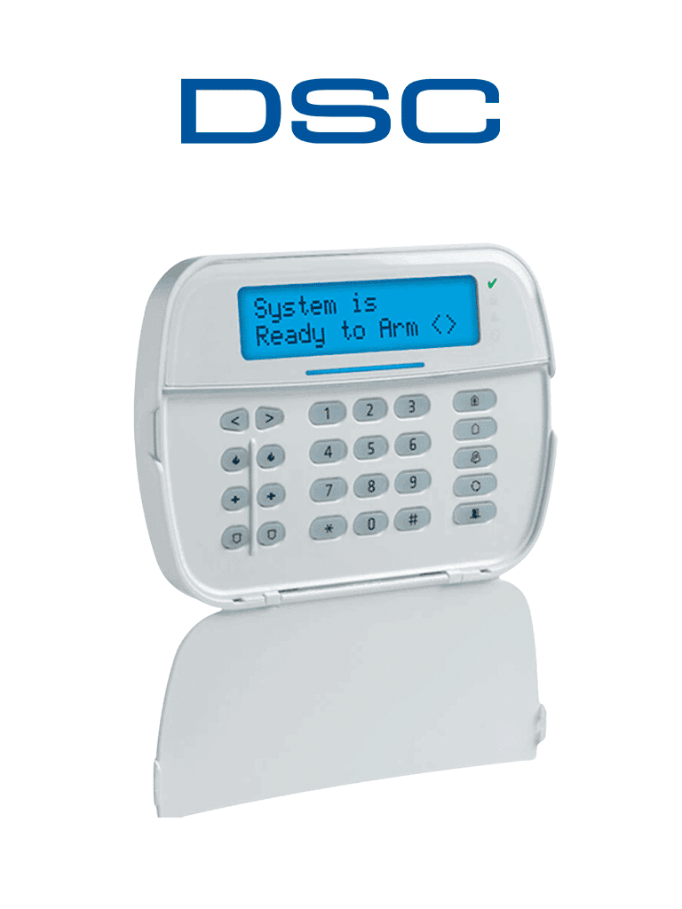 [HS2LCDRFP9 N] DSC HS2LCDRFP9N - Teclado Cableado LCD Alfanumérico con Transceptor integrado y Lector de Proximidad de 32 caracteres admite 128 zonas compatible con NEO