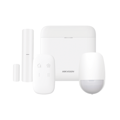 (AX PRO) KIT de Alarma AX PRO / Incluye: 1 Hub con bateria de respaldo / 1 Sensor PIR / 1 Contacto Magnético / 1 Control Remoto / WiFi