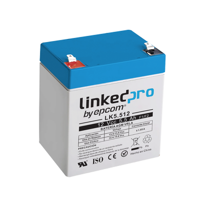 Batería de respaldo de 12 V / 5.5 Ah